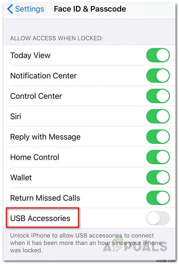How to Disable Unlock iPhone to Use Accessories Warning