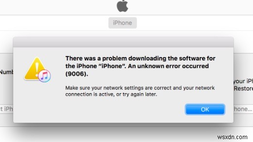 How to Fix ‘Error 9006’ on iTunes?