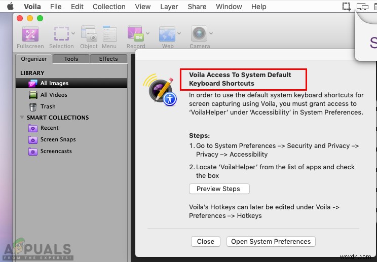 How to Fix Command Shift 4 Shortcut not Working on MacOS