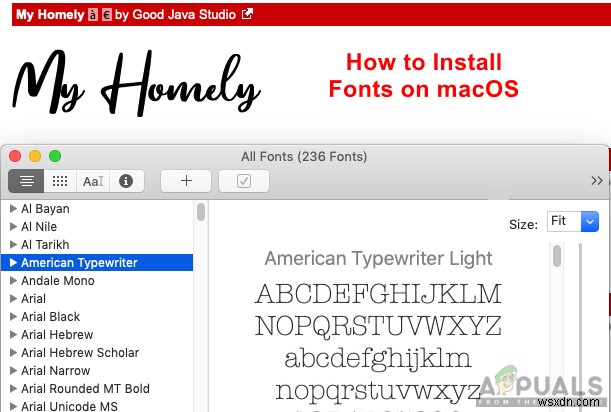 How to Install Fonts on macOS