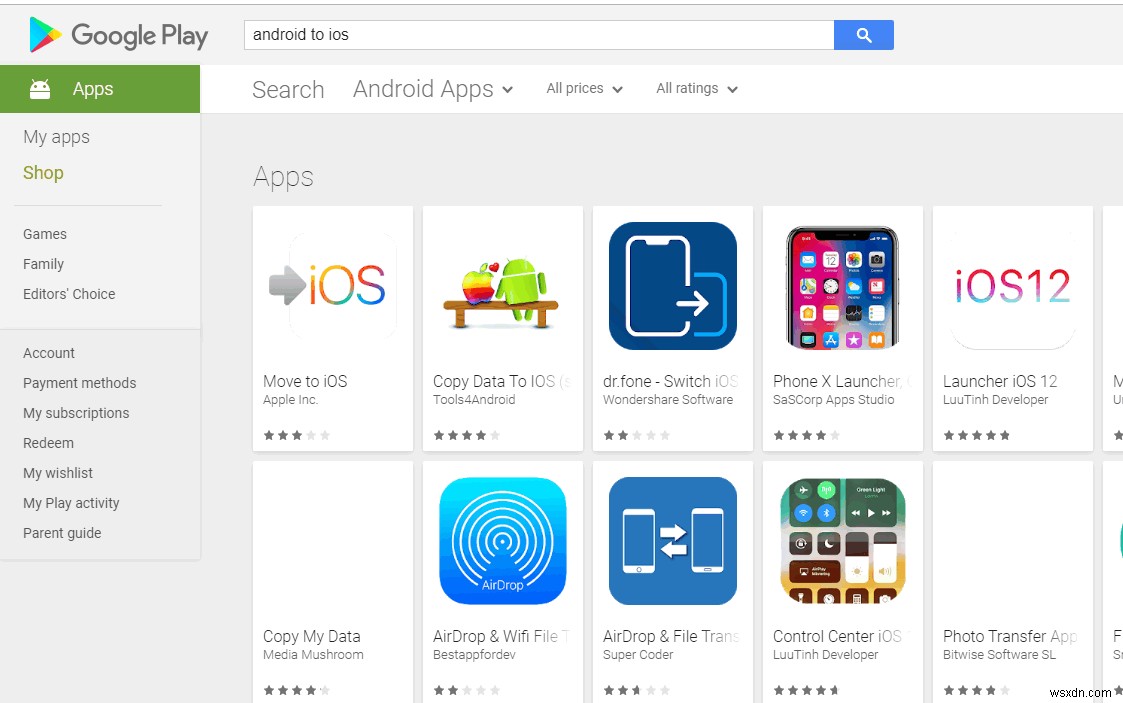 Fix: Move to iOS not Working