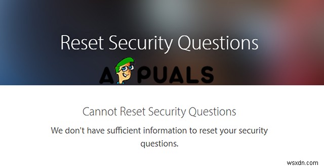 How to Fix Issues Resetting Apple ID Security Questions
