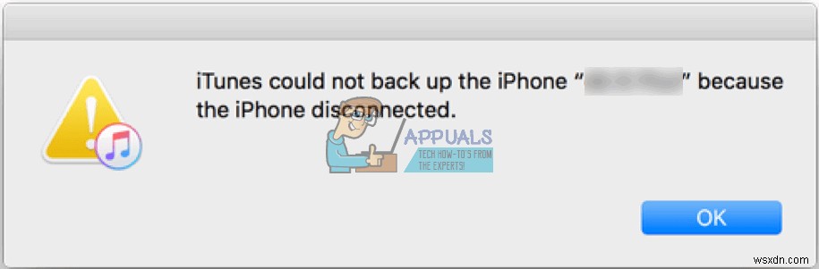 Fix: iTunes could not backup iPhone Because the iPhone Disconnected