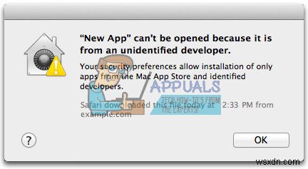 Fix: Can’t be opened because it is from an unidentified developer