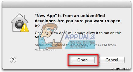 Fix: Can’t be opened because it is from an unidentified developer