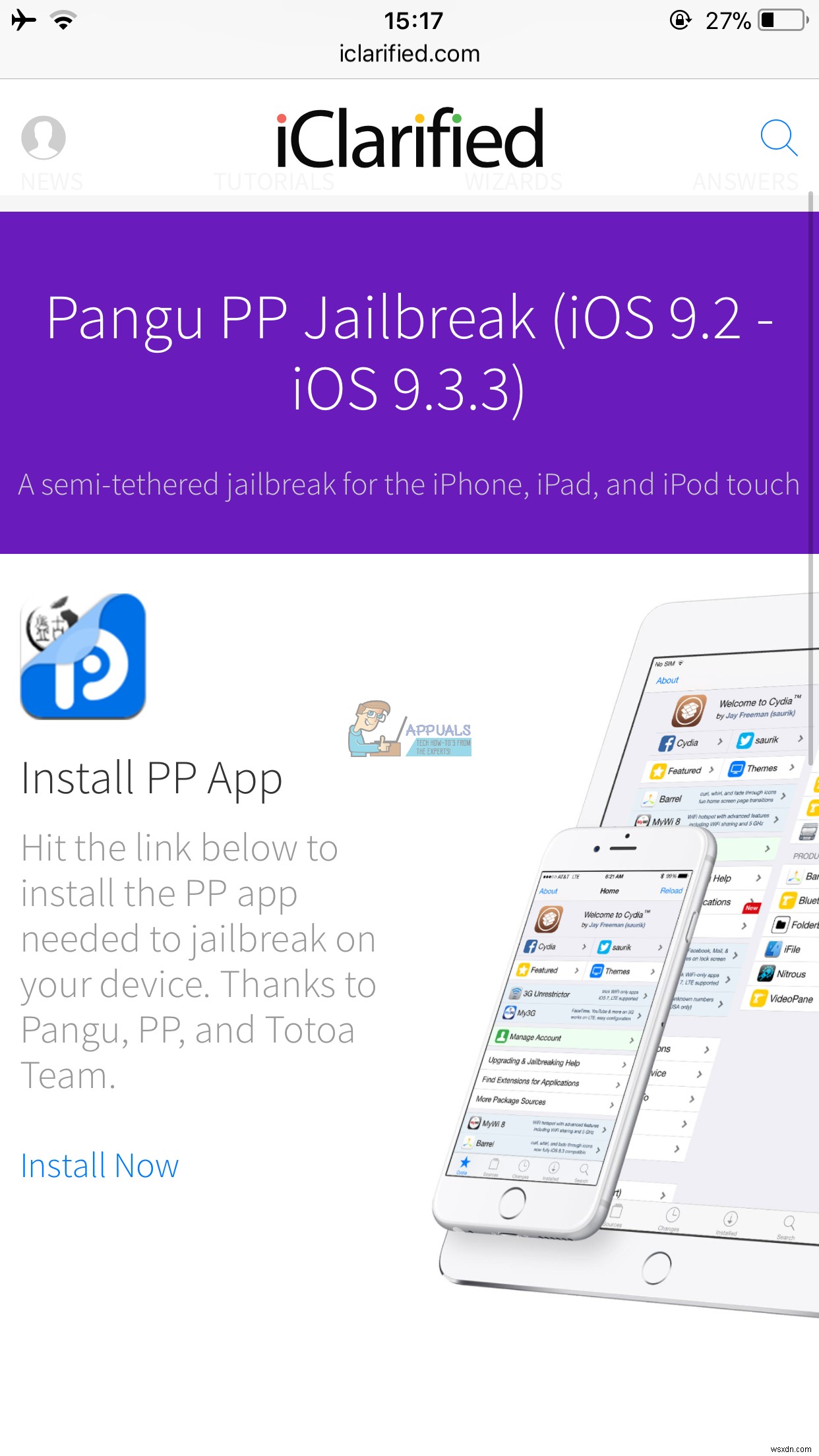 How to Jailbreak iDevices on iOS 9.2 – 9.3.3 Without a Computer