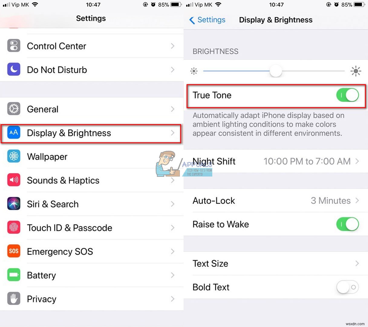 How to Disable and Enable True Tone on Your iPhone 8 / 8 Plus or iPhone X