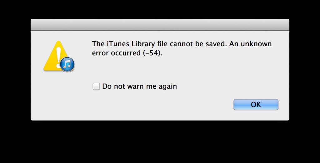 How to Fix iTunes Unknown Error -54