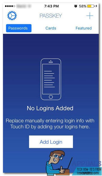 Fingerprint Login: PassKey Password Manager for iOS