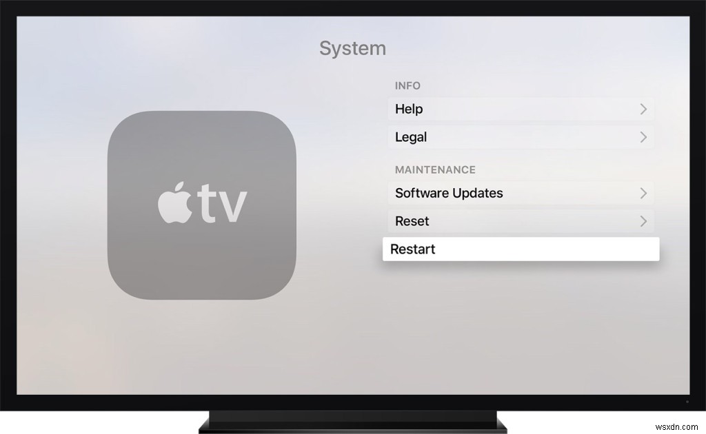 How to Reset / Restore / Restart Apple TV