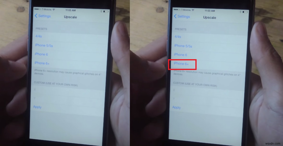 How to Change Resolution of your iPhone 6