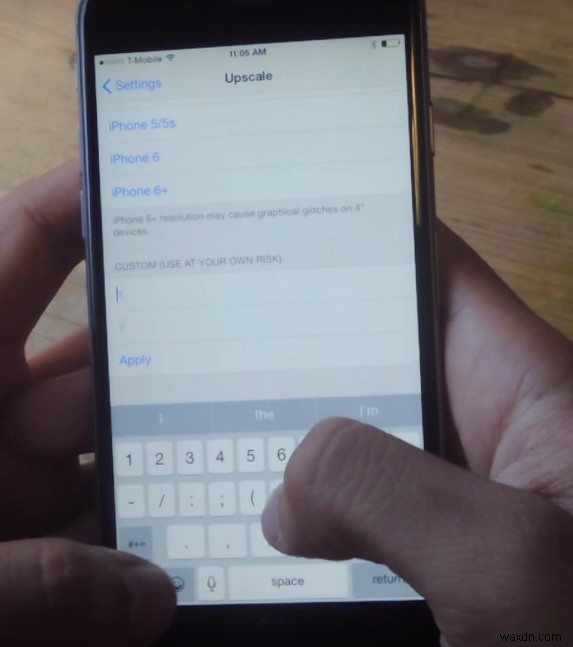 How to Change Resolution of your iPhone 6