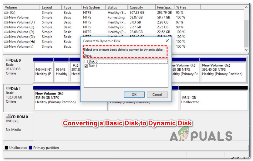 How to Convert a Basic Disk to a Dynamic Disk on Windows?