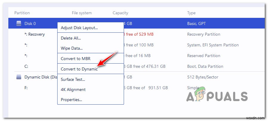 How to Convert a Basic Disk to a Dynamic Disk on Windows?