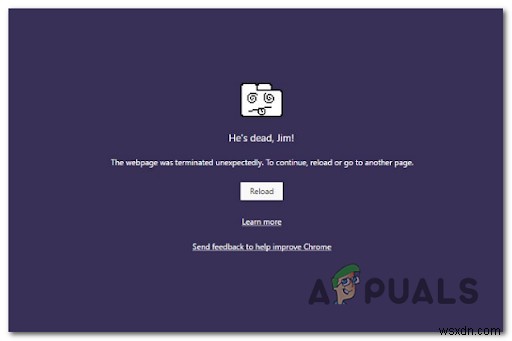 How to Fix Google Chrome ‘He’s dead, Jim!’ Error on Windows and ChromeOS
