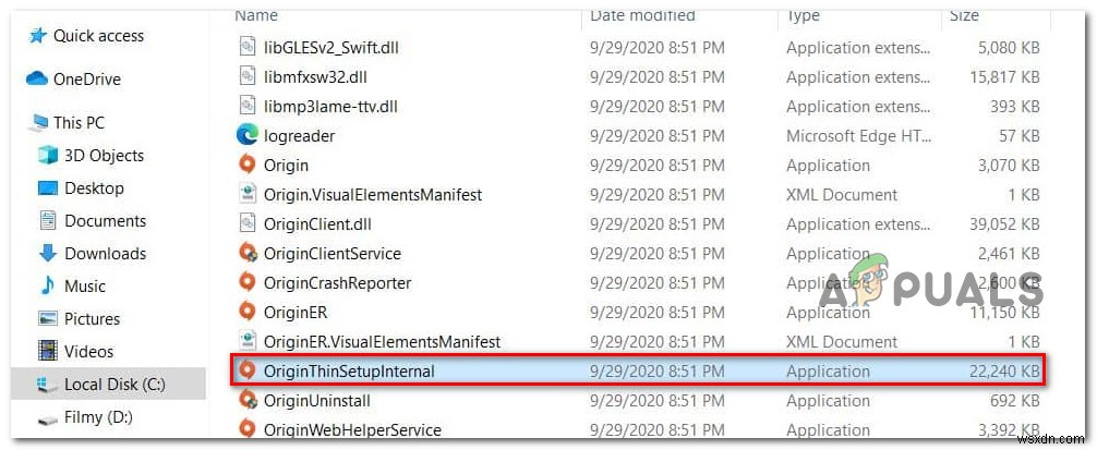 Fix: Unable to install Origin Code 10.0 on Windows 10
