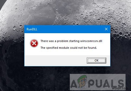 [FIX] Winscomrssv.Dll Error At Startup
