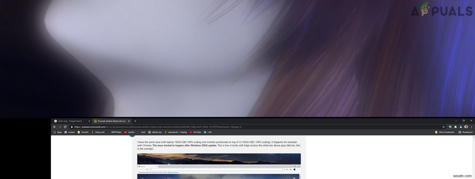 Fix: Focused Window Overflows onto Second Monitor