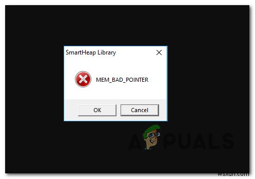 [FIX] MEM_BAD_POINTER / MEM_BAD_POINTER (SmartHeap Library Popup)