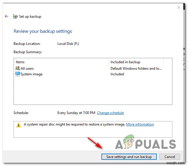 [FIX] Windows Backup Error Code 0x8100002F