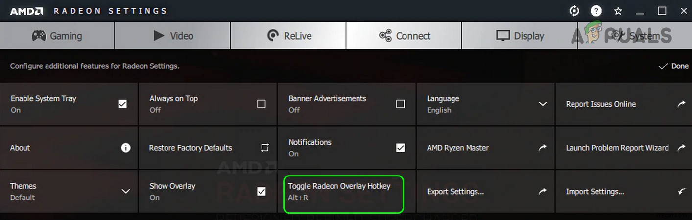 How to Remove Grey box on top-right corner of Windows 10 Desktop?