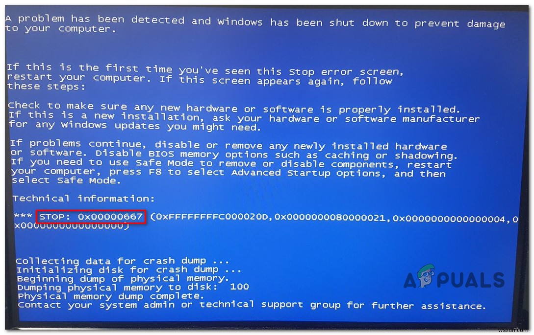 How to Fix Stop Error Code 0x00000667