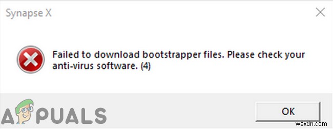 Fix: Failed to Download Bootstrapper Files Synapse X