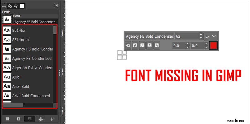 Fix: GIMP not Showing Newly Installed Fonts