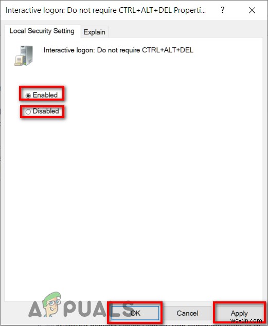 How to Enable or Disable Windows 10 Secure Sign-In