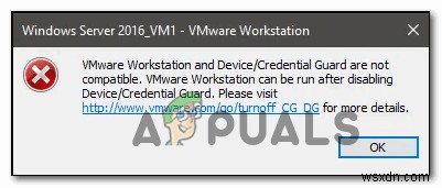 Fix: VMware Workstation and Device/Credential Guard are not Compatible