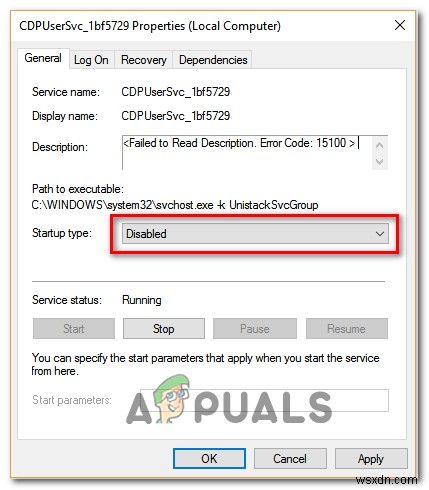 [FIX] CDpusersvc Failed to Read Description (Error Code 15100)