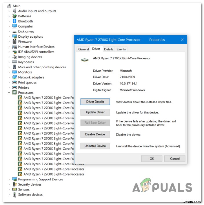 How to Fix Driver Error (Code 32) for Ryzen Processors on Windows 10?
