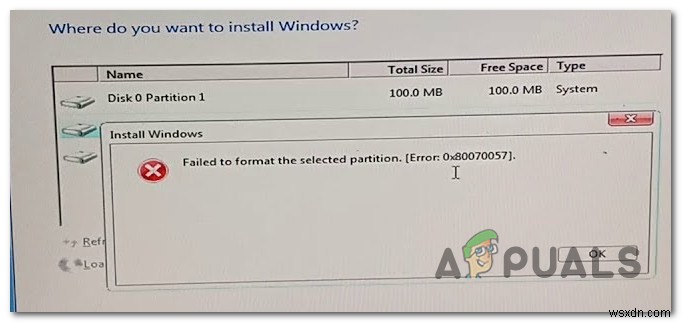 Failed to Format the Selected Partition (Error 0x8004242d)