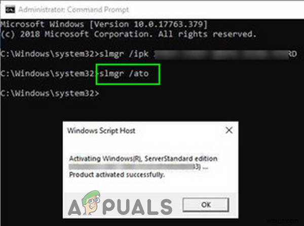 Fix: Windows Server not accepting new Product Key