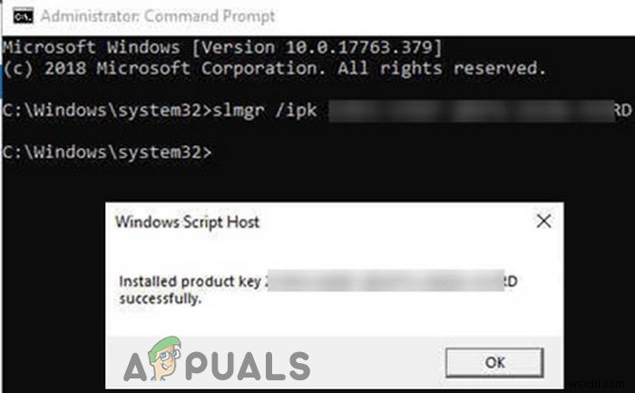 Fix: Windows Server not accepting new Product Key