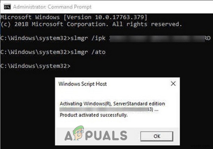 Fix: Windows Server not accepting new Product Key