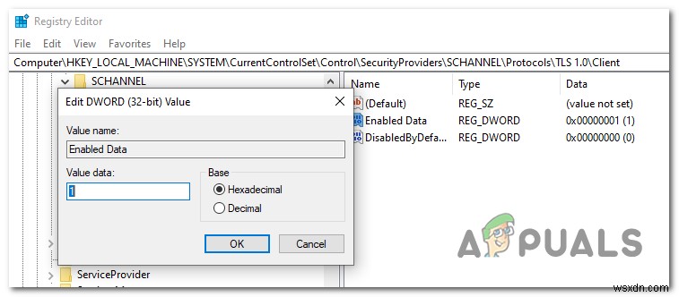Fatal Error Occurred while Creating an SSL Client Credential in Event Viewer