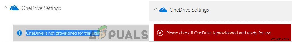 OneDrive is not Provisioned for this User Error