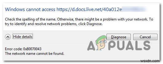 How to Fix 0x80070043 Error on Windows?