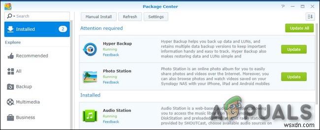 How to Manually and Automatically Update Your Synology NAS Packages?