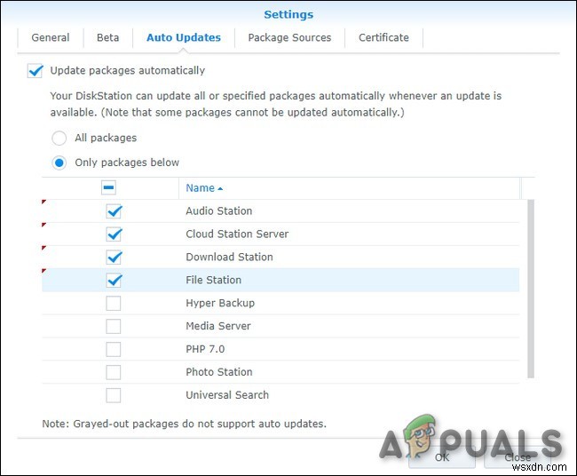 How to Manually and Automatically Update Your Synology NAS Packages?