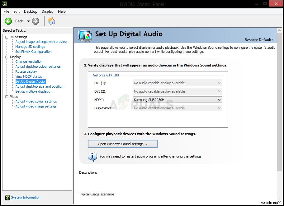 How to Fix the NVIDIA Output not Plugged in Error on Windows?