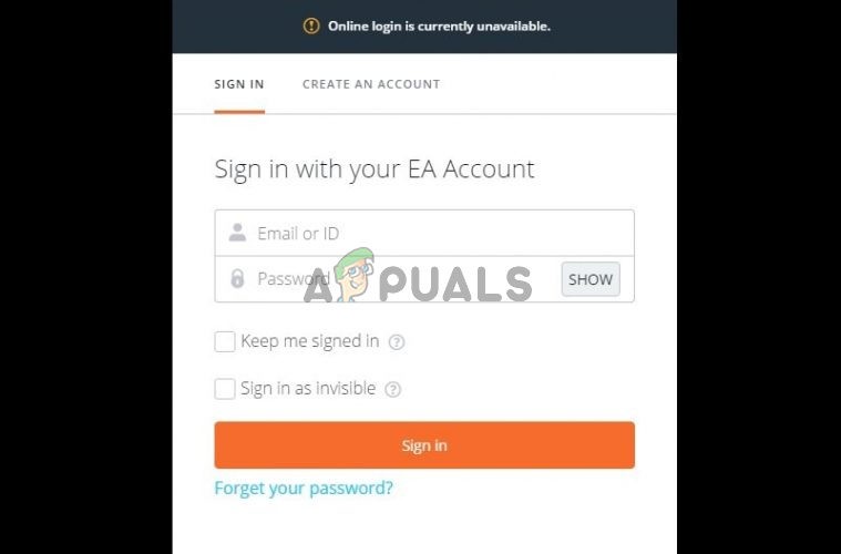 How to Fix the ‘Origin Online Login Is Currently Unavailable’ Error on Windows?