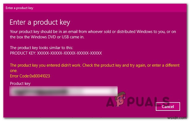How to Fix Windows 10 Activation Error 0x80041023