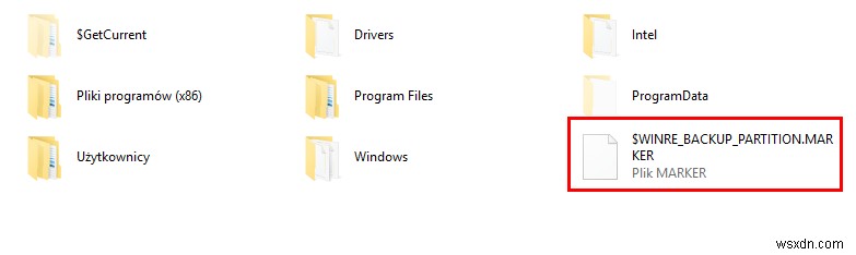 What is: $WINRE_BACKUP_PARTITION.MARKER File and Should I Delete it?