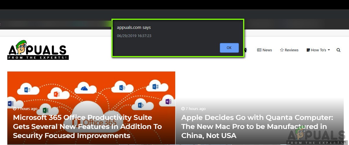 How to Check when a Website was Last Modified using alert(document.lastmodified)