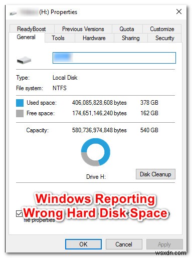 How to Fix Windows Reporting Wrong Hard Disk Free Space