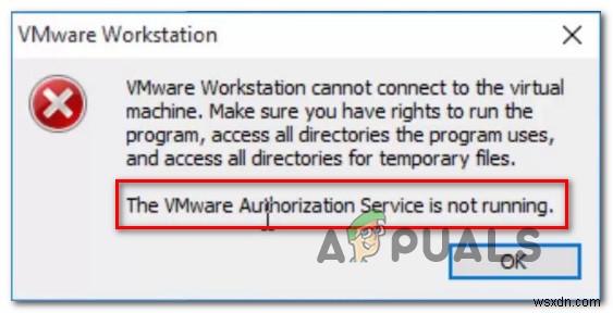 Fix: VMware Authorization Service is not Running