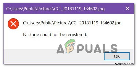 Fix: Package Could not Be Registered