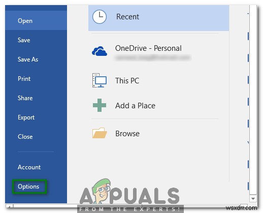 How to Clear or Disable the Recent Documents List in Microsoft Word